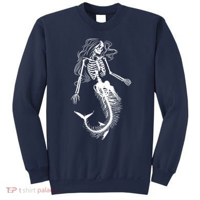 Mermaid Skeleton Halloween Costume Women Girls Sweatshirt