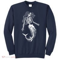 Mermaid Skeleton Halloween Costume Women Girls Sweatshirt thumb 0