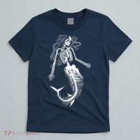 Mermaid Skeleton Halloween Costume Women Girls T-Shirt thumb 5