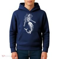 Mermaid Skeleton Halloween Costume Women Girls Kids Hoodie thumb 4