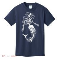 Mermaid Skeleton Halloween Costume Women Girls Kids T-Shirt thumb 0