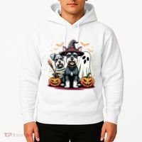 Miniature Schnauzer Halloween Costume Mummy Witch Ghost Dog Hoodie thumb 2