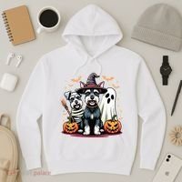 Miniature Schnauzer Halloween Costume Mummy Witch Ghost Dog Hoodie thumb 3