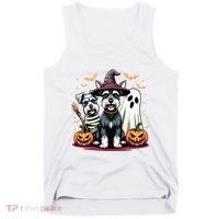 Miniature Schnauzer Halloween Costume Mummy Witch Ghost Dog Tank Top thumb 0