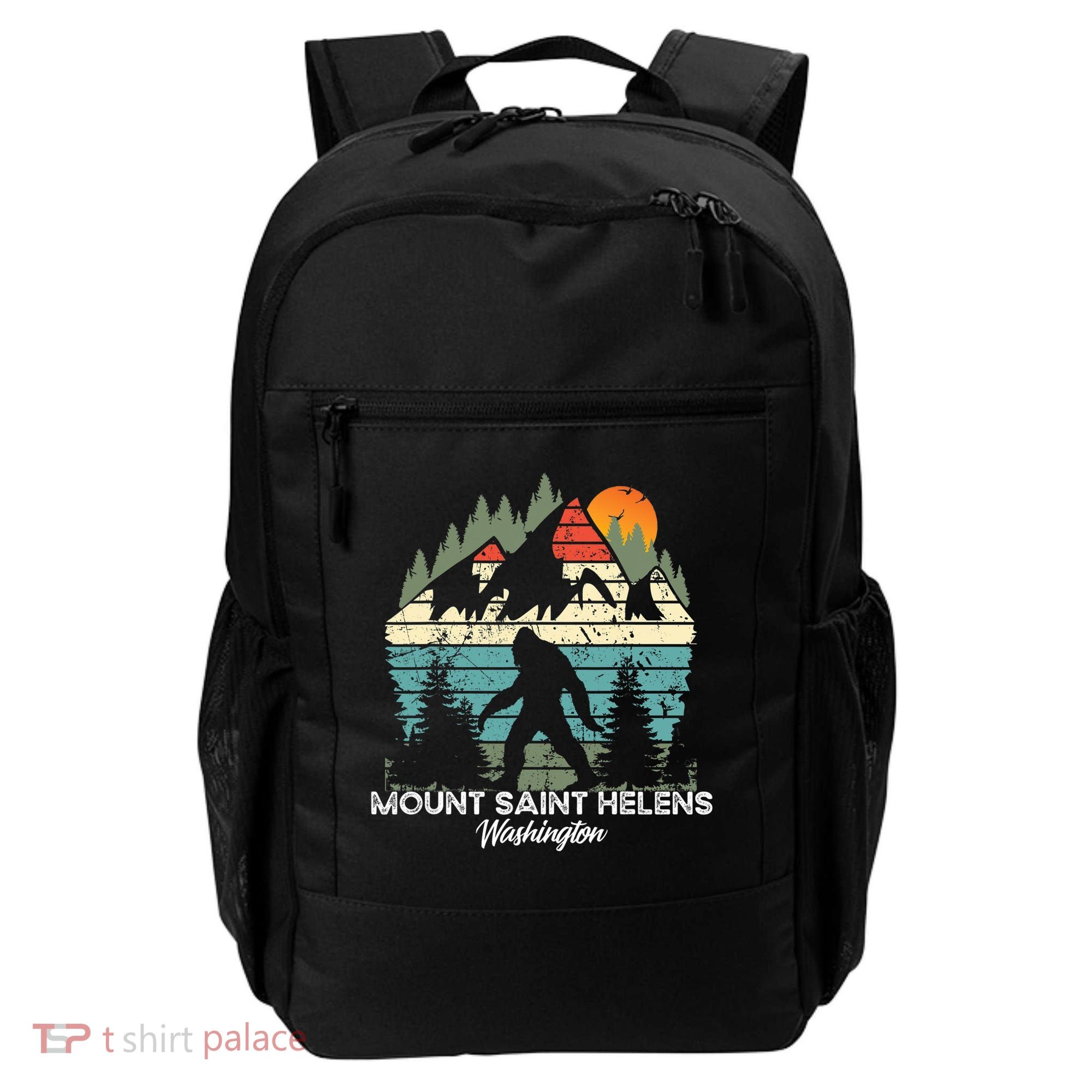 Mount Saint Helens Washington National Park Retro 80's Backpack