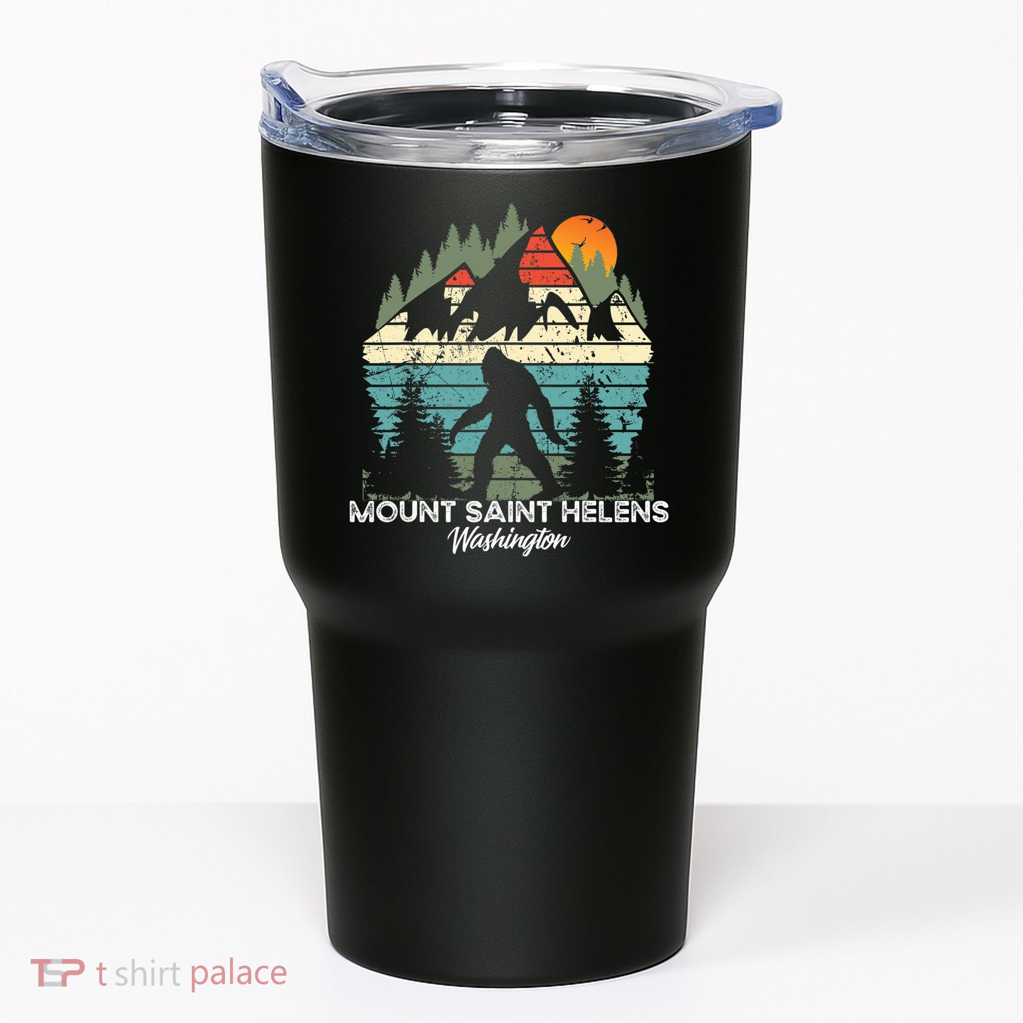 Mount Saint Helens Washington National Park Retro 80's Tumbler