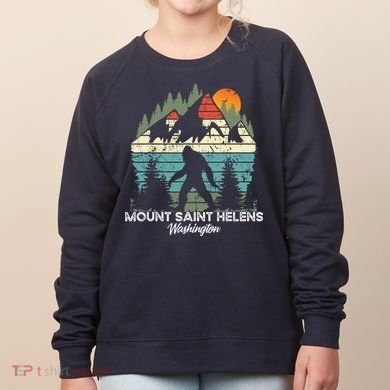 Mount Saint Helens Washington National Park Retro 80's Women's Sweatshirt