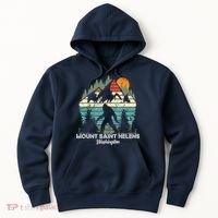 Mount Saint Helens Washington National Park Retro 80's Hoodie thumb 0
