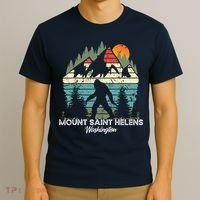 Mount Saint Helens Washington National Park Retro 80's T-Shirt thumb 3