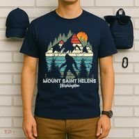 Mount Saint Helens Washington National Park Retro 80's T-Shirt thumb 6