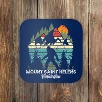Mount Saint Helens Washington National Park Retro 80's Coaster thumb 0