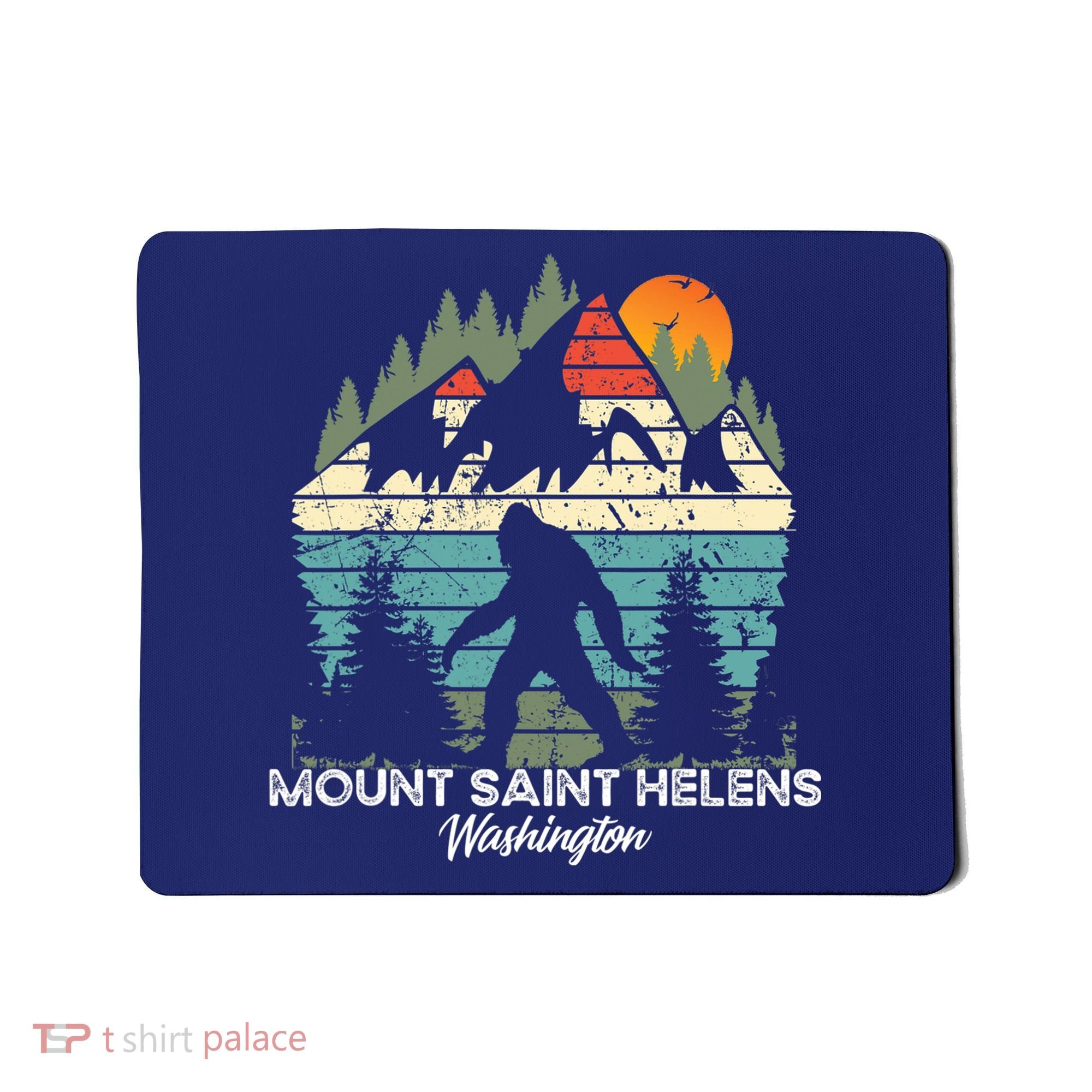 Mount Saint Helens Washington National Park Retro 80's Mousepad
