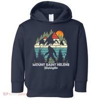 Mount Saint Helens Washington National Park Retro 80's Toddler Hoodie thumb 0