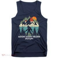 Mount Saint Helens Washington National Park Retro 80's Tank Top thumb 0