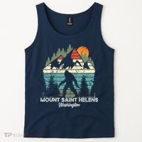 Mount Saint Helens Washington National Park Retro 80's Tank Top thumb 2