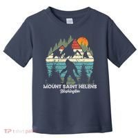 Mount Saint Helens Washington National Park Retro 80's Toddler T-Shirt thumb 0