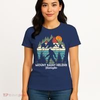 Mount Saint Helens Washington National Park Retro 80's Women's T-Shirt thumb 4