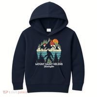 Mount Saint Helens Washington National Park Retro 80's Kids Hoodie thumb 0