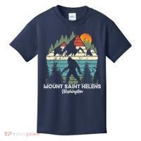 Mount Saint Helens Washington National Park Retro 80's Kids T-Shirt thumb 0