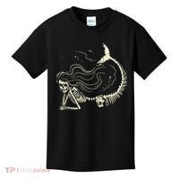 Mermaid Skeleton Halloween Costume Kids T-Shirt thumb 0