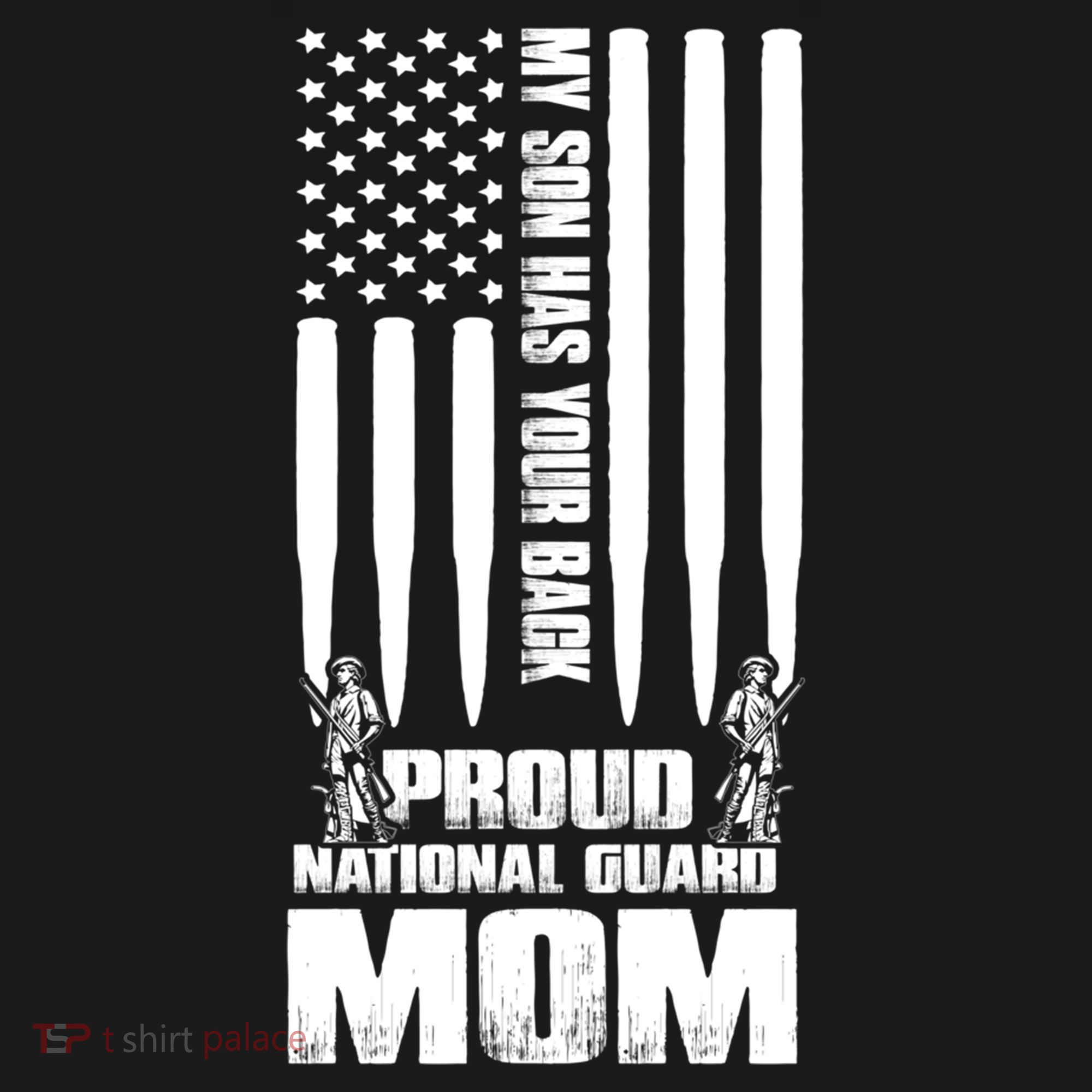 My Son Has Your Back Proud National Guard Mom Army Mom Gift Bucket Hat