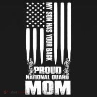 My Son Has Your Back Proud National Guard Mom Army Mom Gift Women's Hoodie thumb 2