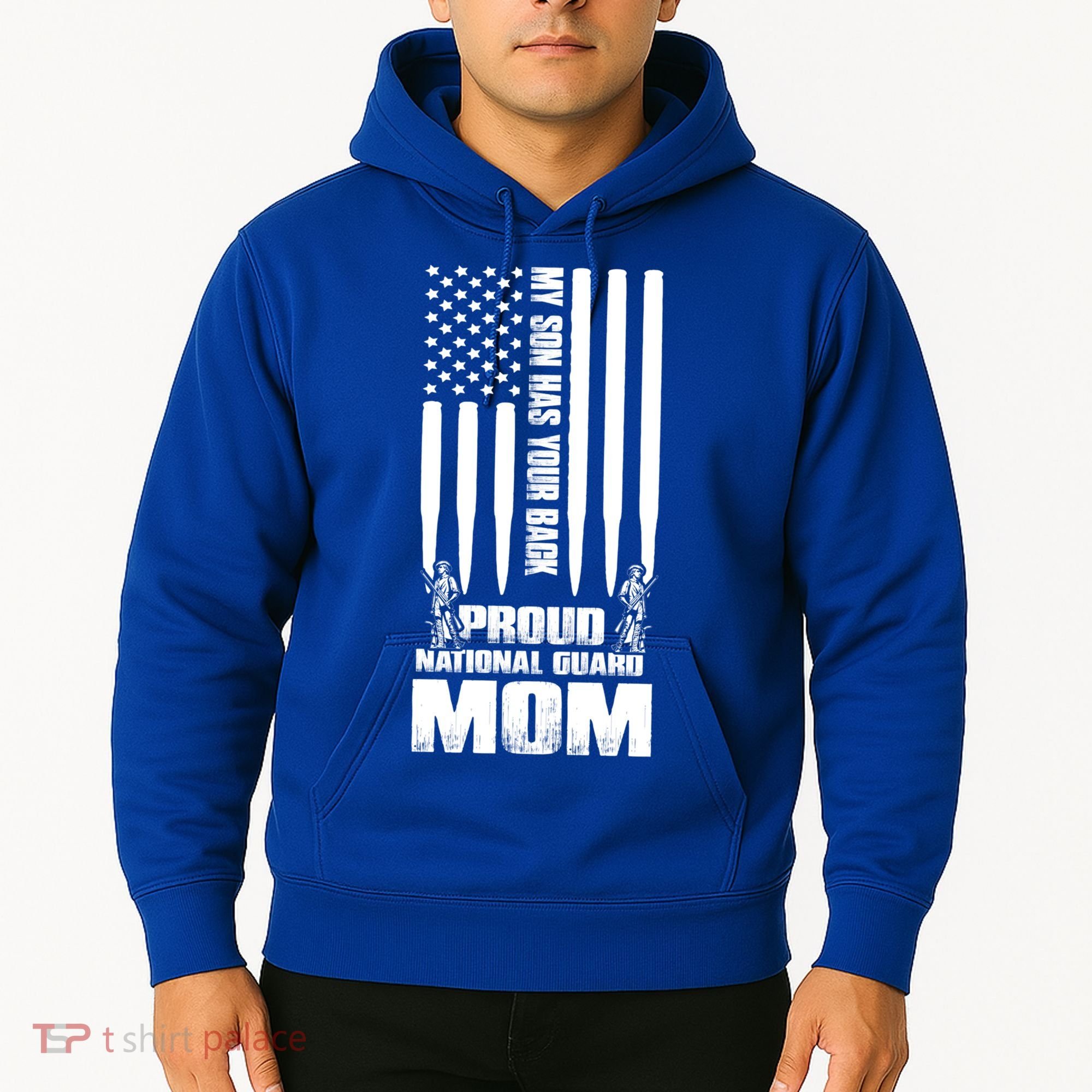 My Son Has Your Back Proud National Guard Mom Army Mom Gift Hoodie