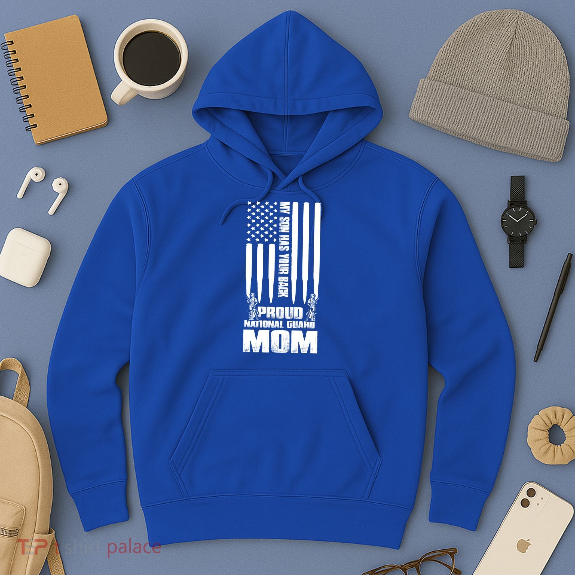 My Son Has Your Back Proud National Guard Mom Army Mom Gift Hoodie