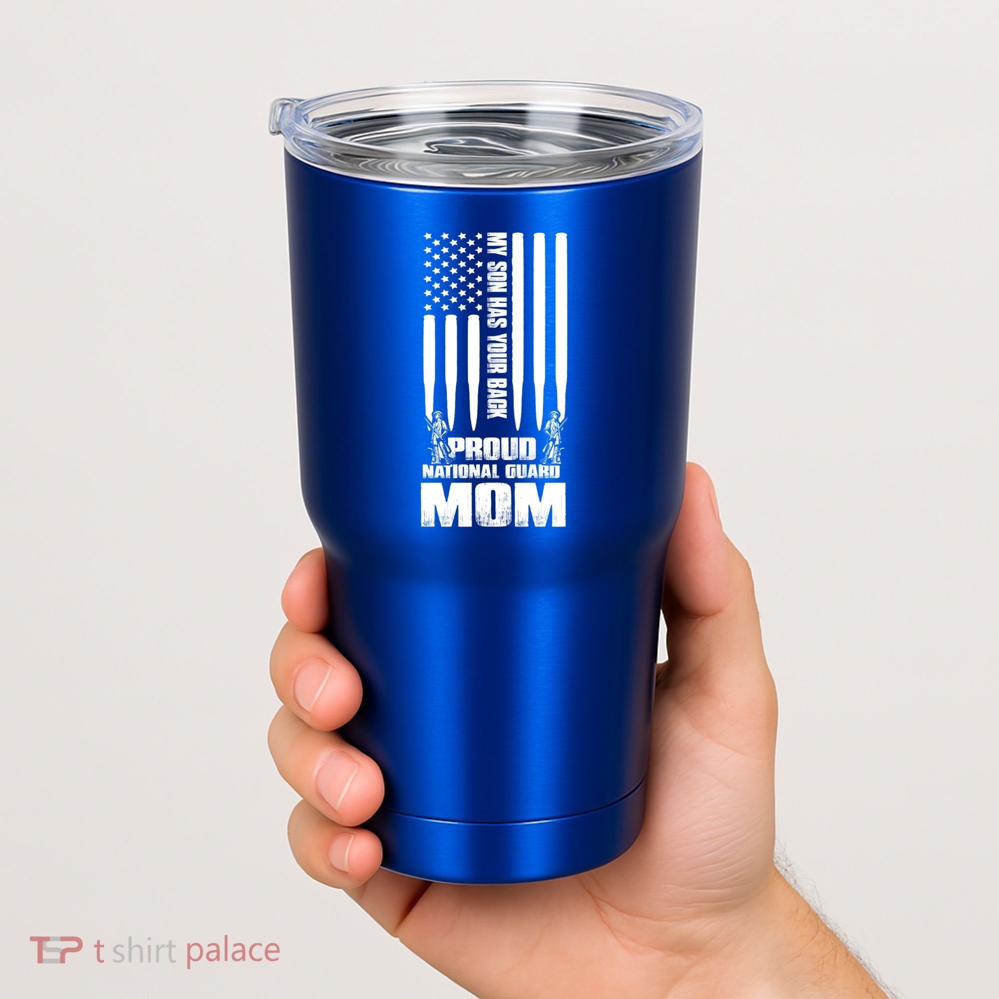 My Son Has Your Back Proud National Guard Mom Army Mom Gift Tumbler