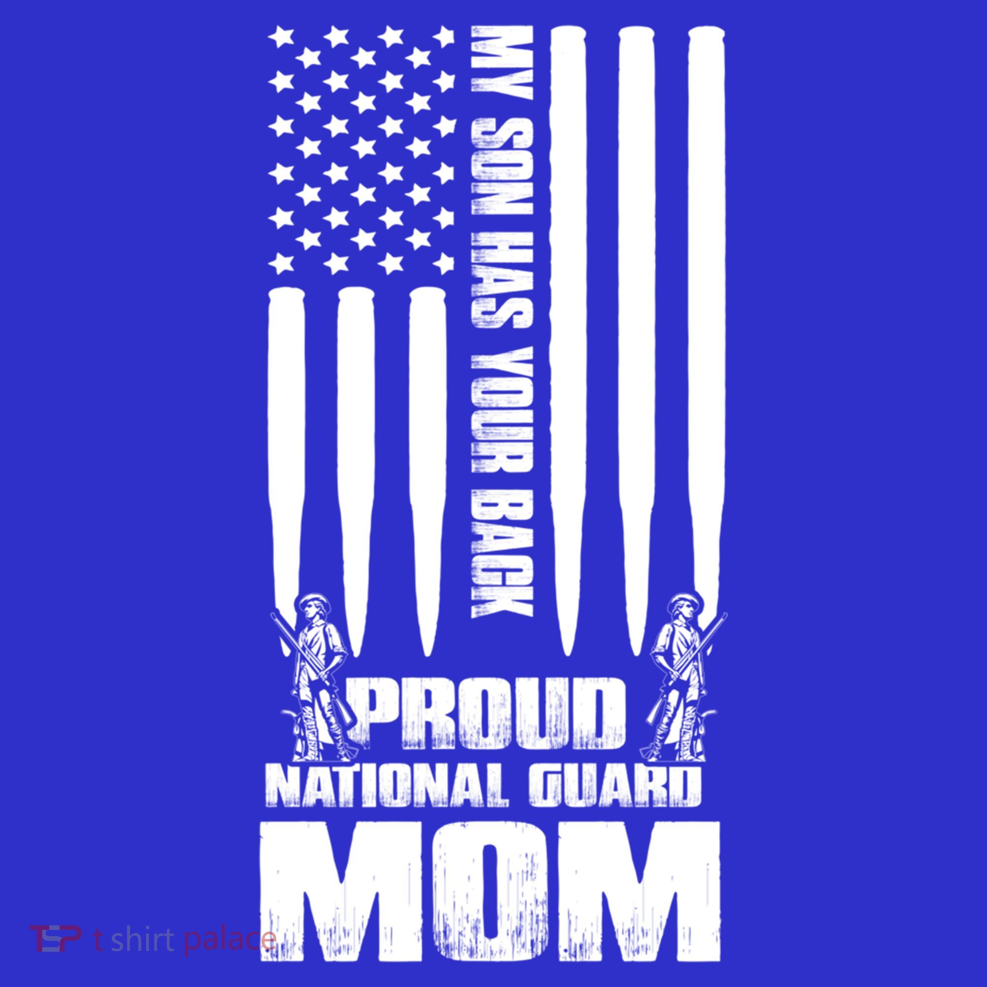 My Son Has Your Back Proud National Guard Mom Army Mom Gift Women's Tank Top