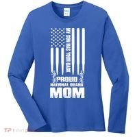 My Son Has Your Back Proud National Guard Mom Army Mom Gift Women's Long Sleeve Shirt thumb 0