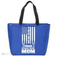 My Son Has Your Back Proud National Guard Mom Army Mom Gift Tote Bag thumb 0