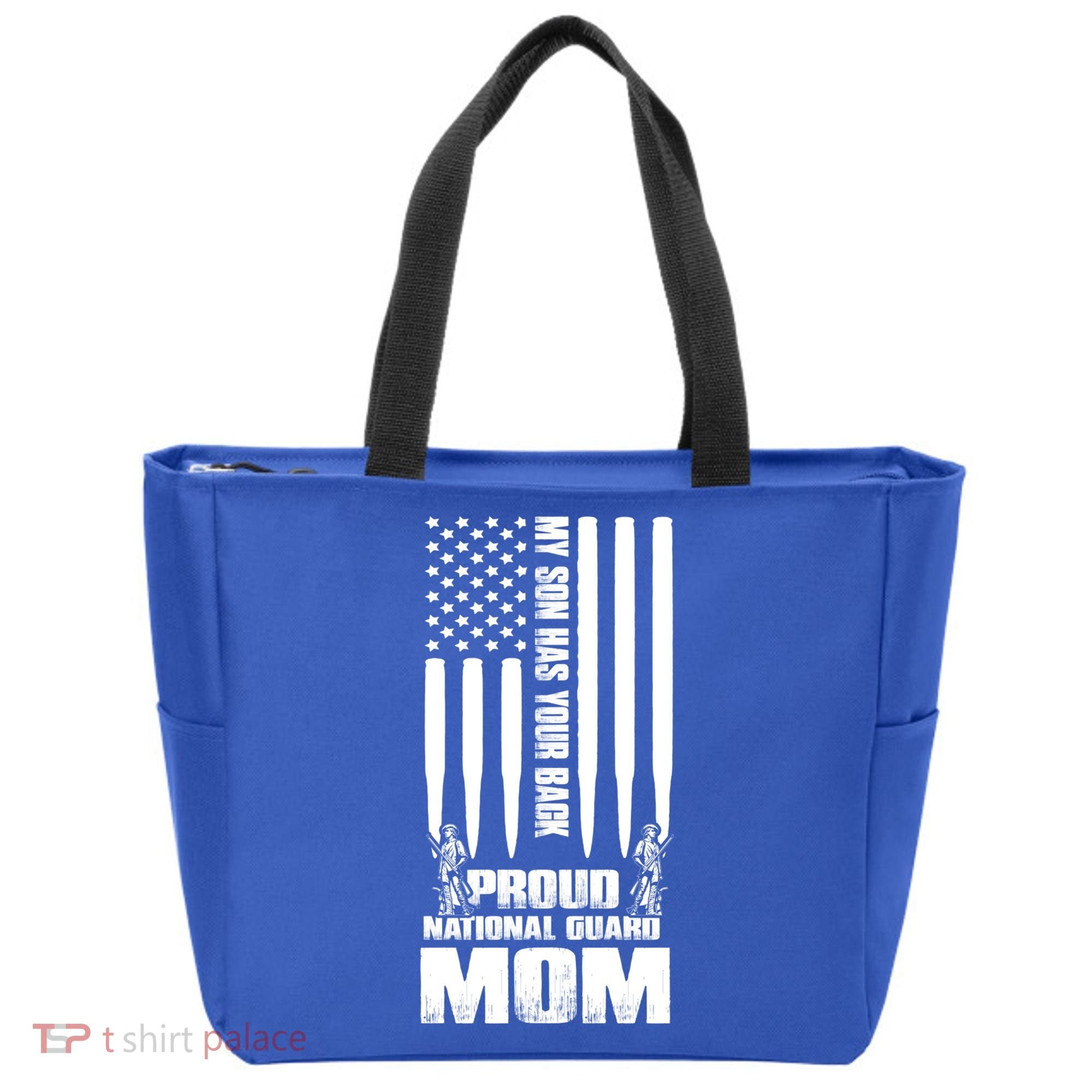 My Son Has Your Back Proud National Guard Mom Army Mom Gift Tote Bag