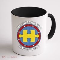 My Superhero Has Autism Awareness Gift Support Gift Coffee Mug thumb 1