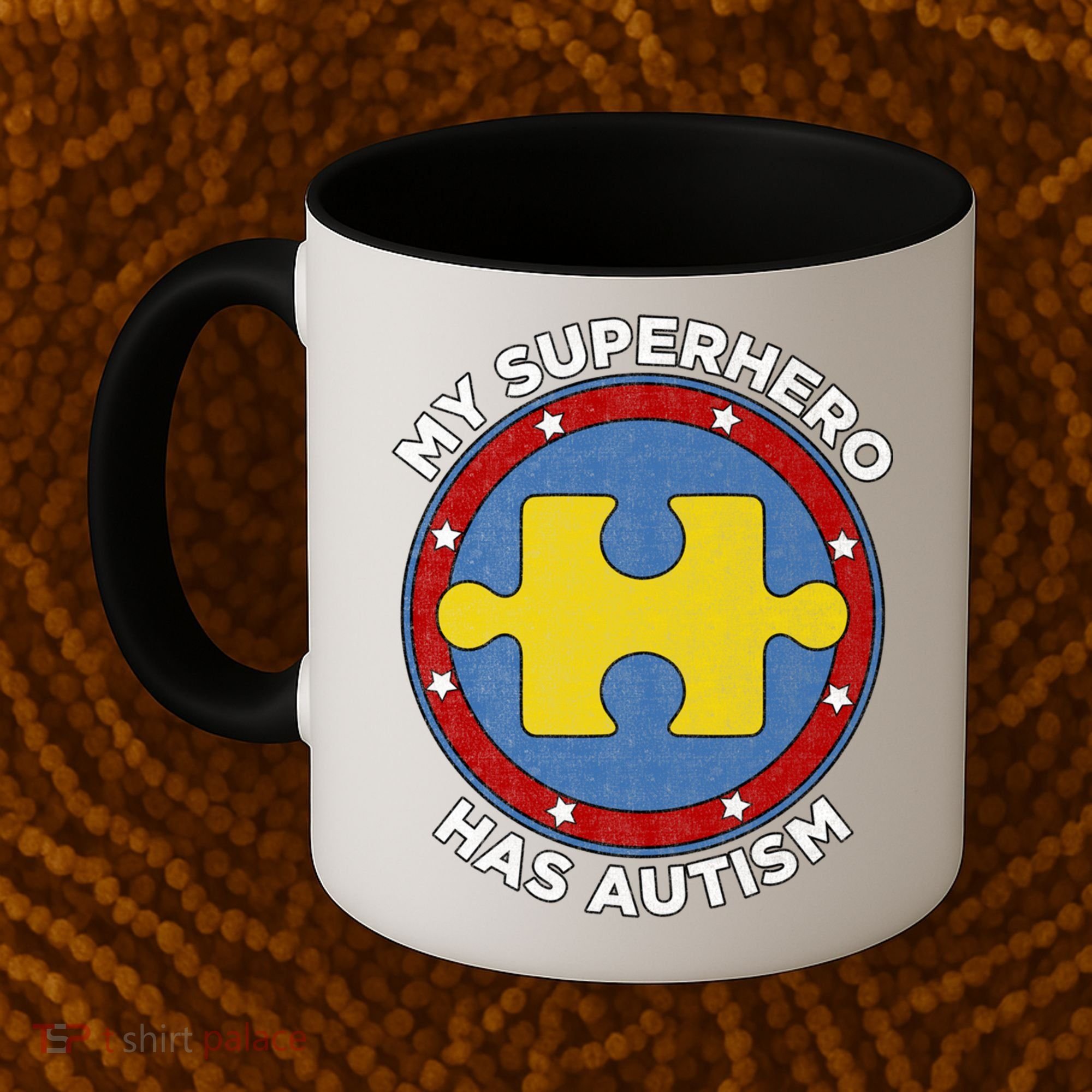 My Superhero Has Autism Awareness Gift Support Gift Coffee Mug