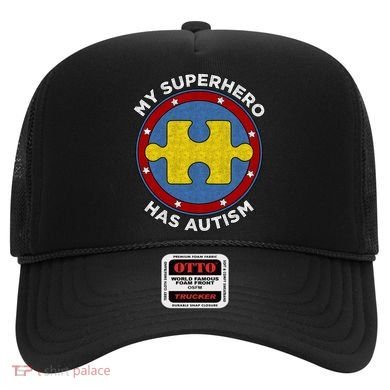 My Superhero Has Autism Awareness Gift Support Gift Hat