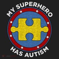 My Superhero Has Autism Awareness Gift Support Gift Hat thumb 2