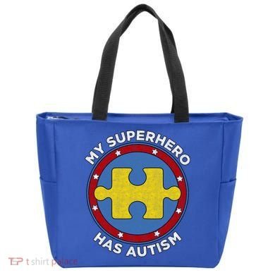 My Superhero Has Autism Awareness Gift Support Gift Tote Bag