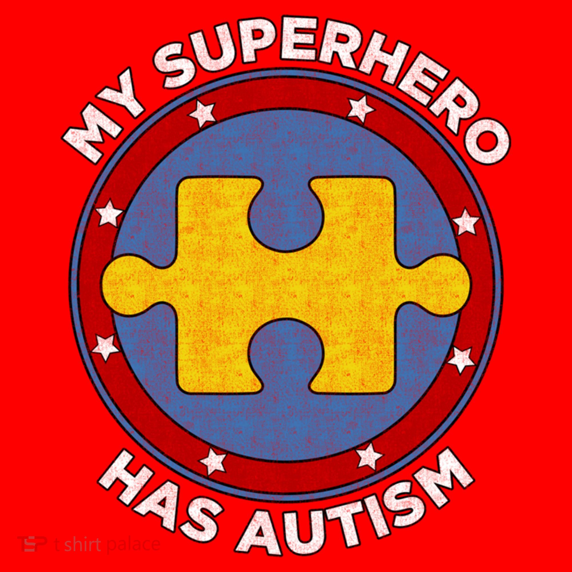 My Superhero Has Autism Awareness Gift Support Gift Santa Hat