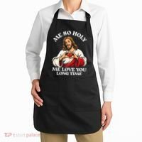 Me So Holy Jesus Love You Funny Apron thumb 2