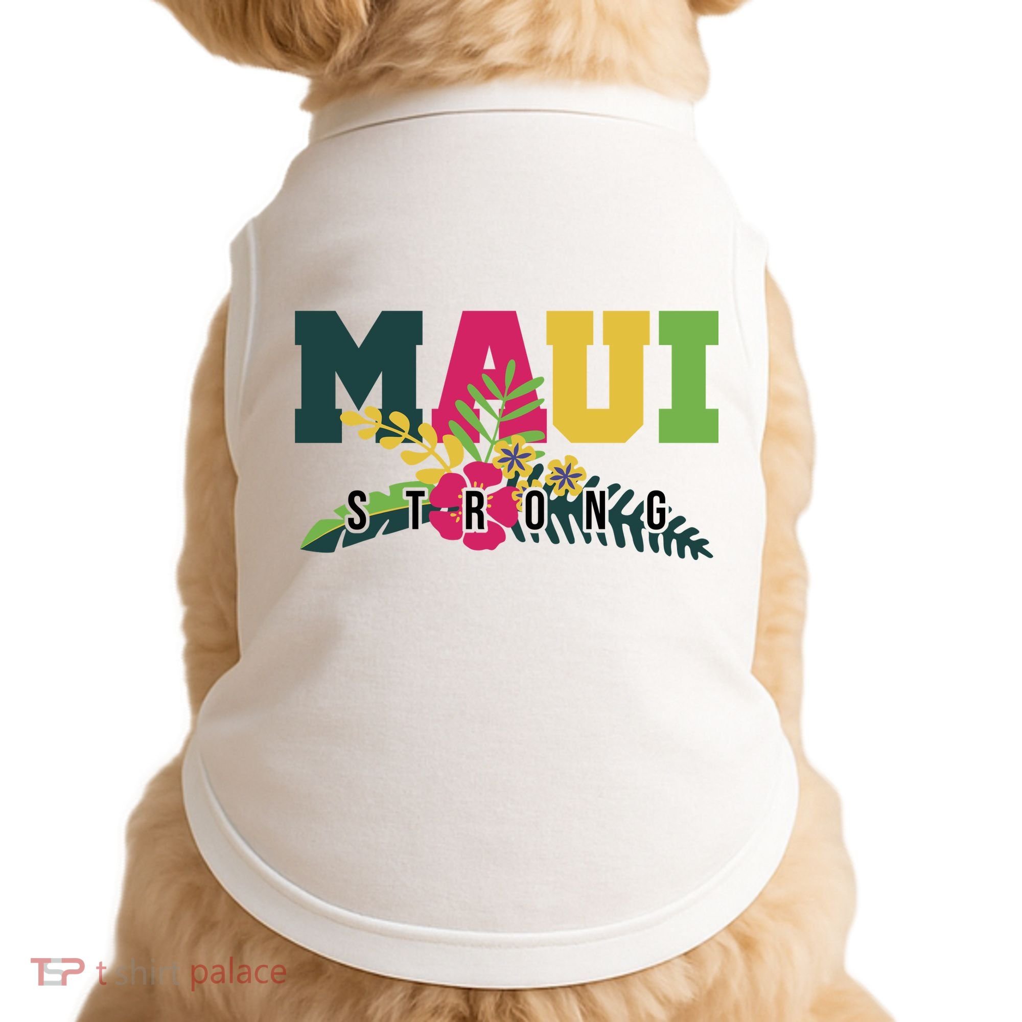 Maui Strong Hawaii Wildfire Relief Doggie Tank