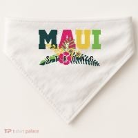 Maui Strong Hawaii Wildfire Relief USA-Made Doggie Bandana thumb 0