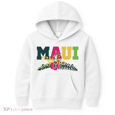 Maui Strong Hawaii Wildfire Relief Kids Hoodie