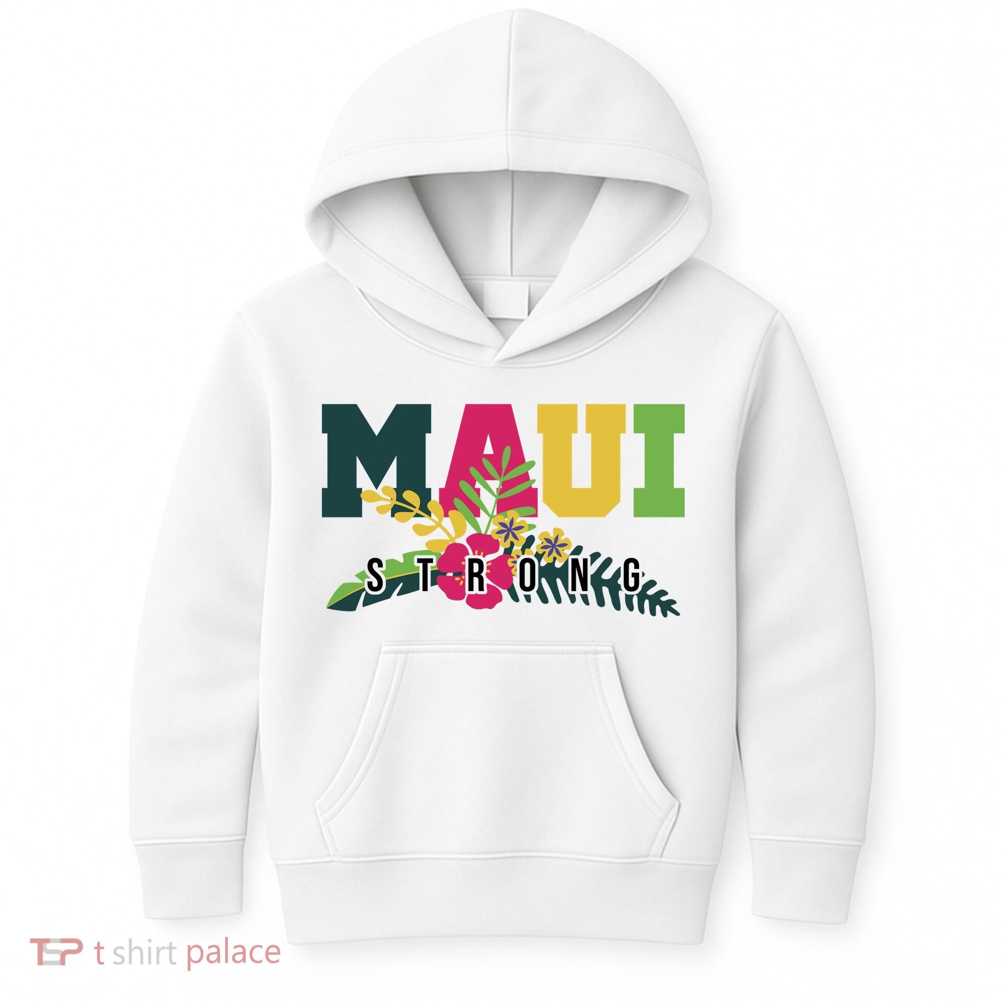 Maui Strong Hawaii Wildfire Relief Kids Hoodie