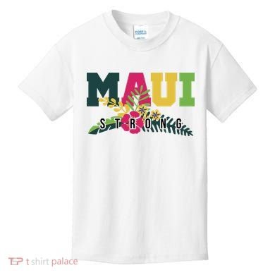 Maui Strong Hawaii Wildfire Relief Kids T-Shirt