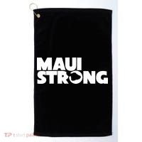 Maui Strong Hawaii Wildfire Golf Towel thumb 0