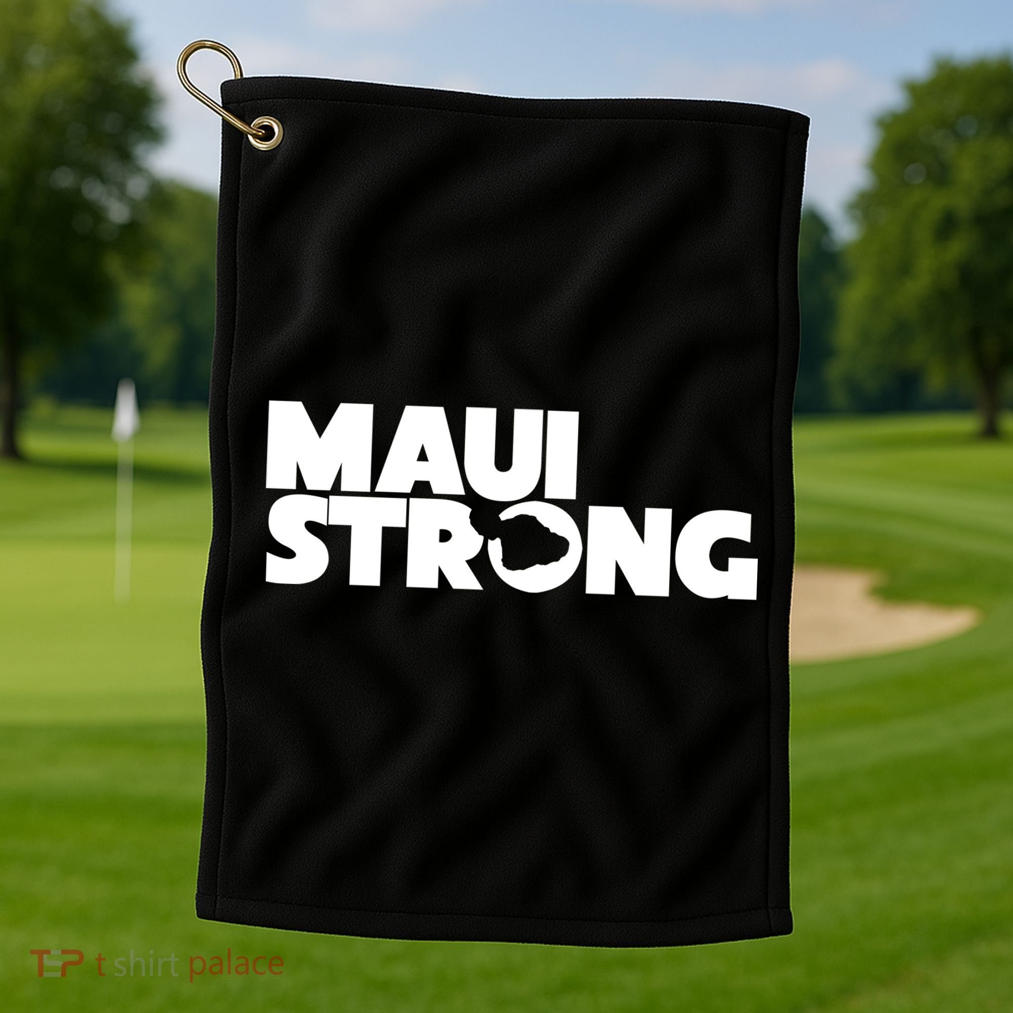 Maui Strong Hawaii Wildfire Golf Towel
