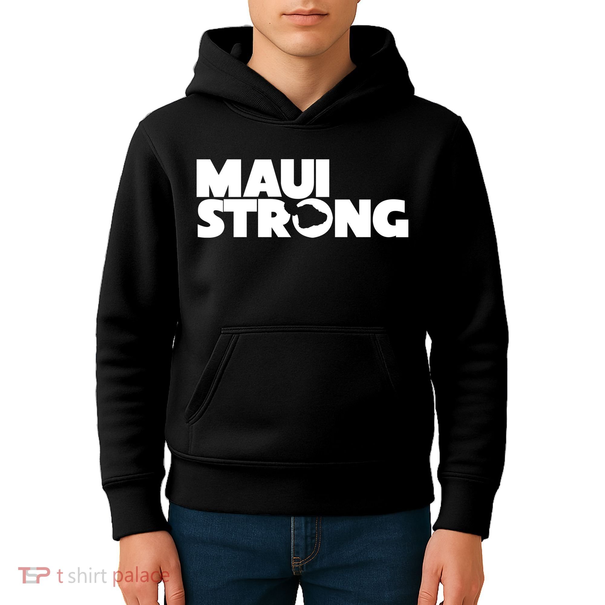 Maui Strong Hawaii Wildfire Kids Hoodie