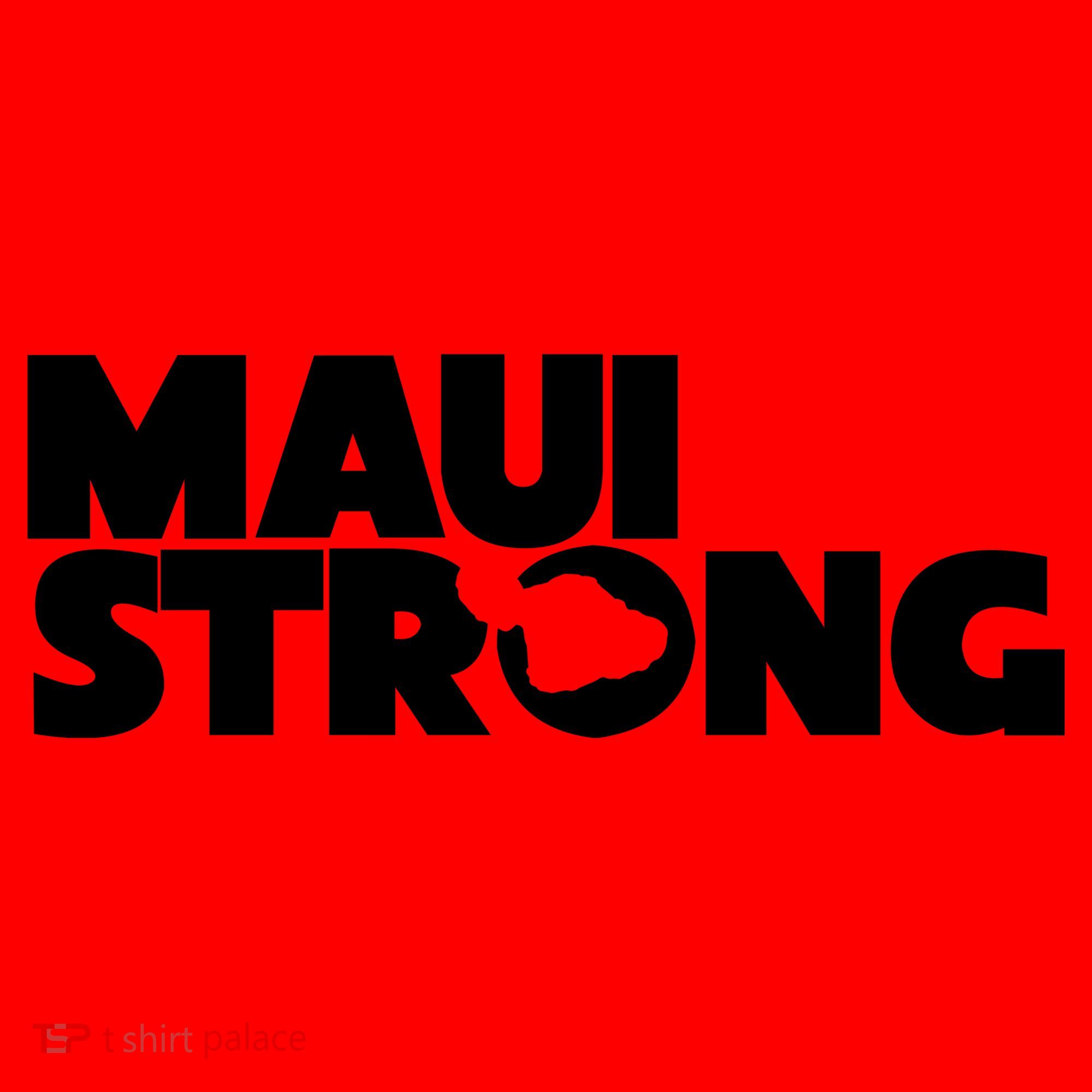Maui Strong Hawaii Wildfire Santa Hat