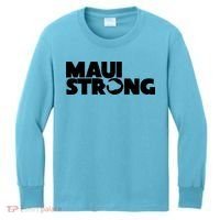 Maui Strong Hawaii Wildfire Kids Long Sleeve Shirt thumb 0